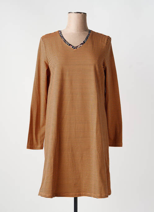 Chemise de nuit imprimé rayures orange RINGELLA femme
