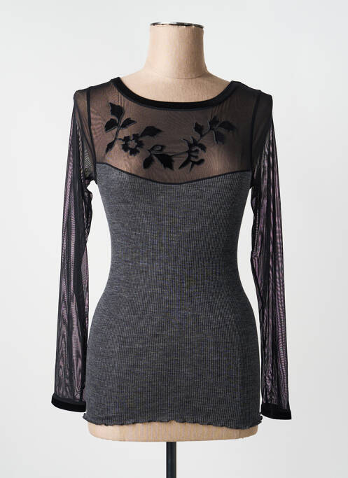T-shirt manches longues manches longues gris FRALY femme