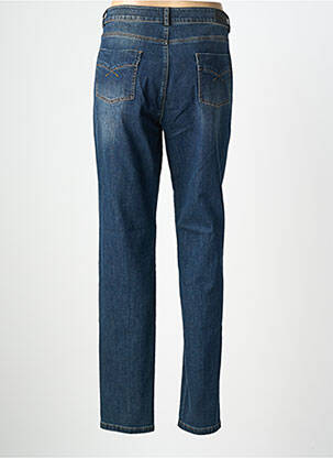 Jeans coupe droite stretch taille normale bleu EVA KAYAN femme