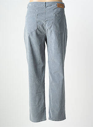 Pantalon droit stretch taille normale bleu EVA KAYAN femme