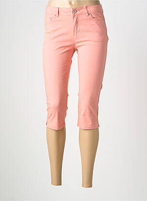 Corsaire stretch taille basse rose C'EST BEAU LA VIE femme
