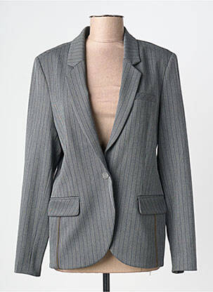 Blazer coupe cintrée gris EVA KAYAN femme
