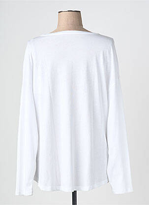 T-shirt manches longues manches longues blanc EVA KAYAN femme