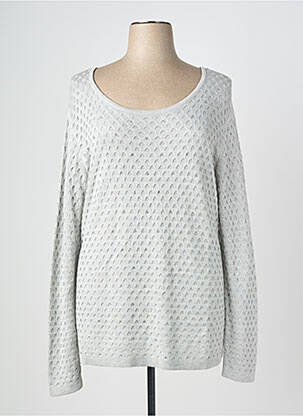 Pull coupe droite manches longues gris FUEGO WOMAN femme