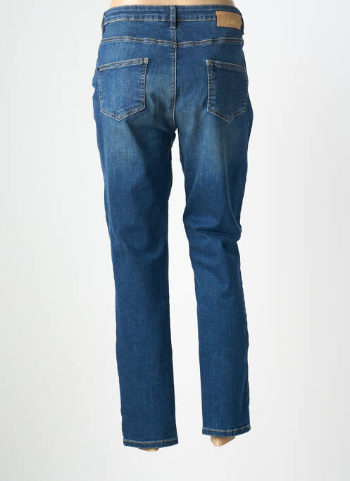 Jeans coupe slim broderie rivets taille normale bleu EVA KAYAN femme