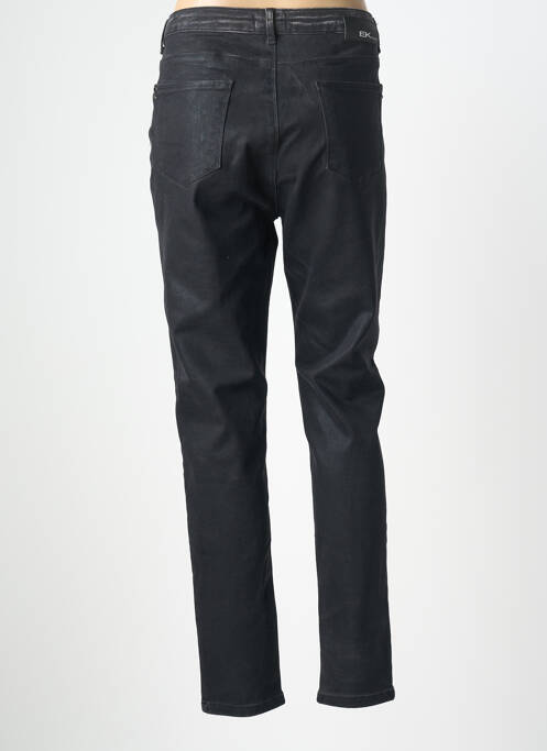 Pantalon droit stretch taille normale noir EVA KAYAN femme
