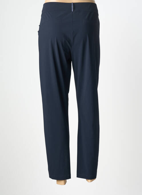 Pantalon 7/8 stretch taille normale bleu EVA KAYAN femme