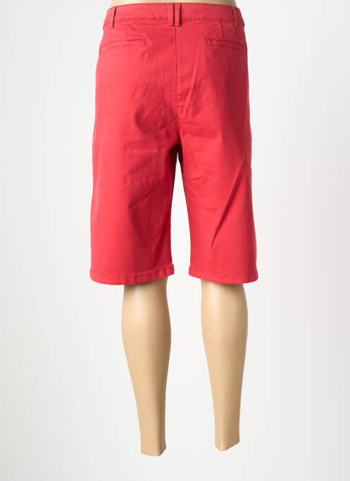 Bermuda tissage popeline taille normale rouge ANANKE femme