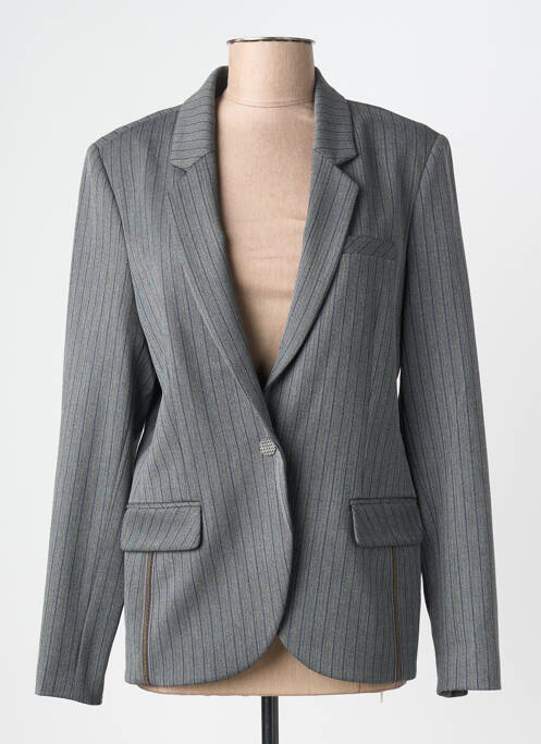Blazer coupe cintrée gris EVA KAYAN femme