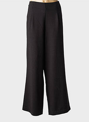 Pantalon large fermeture zip latéral taille normale noir ZILCH femme