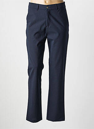 Pantalon chino tissage popeline taille normale bleu FIVE femme