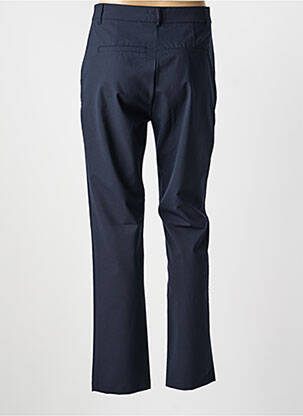 Pantalon chino tissage popeline taille normale bleu FIVE femme