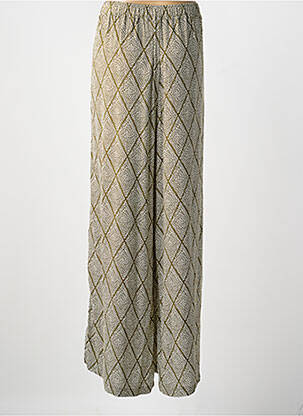 Pantalon large poches taille normale vert ZILCH femme