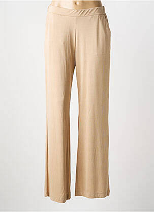 Pantalon large poches taille normale beige YERSE femme