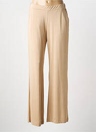Pantalon large poches taille normale beige YERSE femme