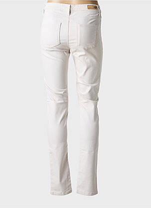 Pantalon slim stretch taille normale beige DENIM STUDIO femme
