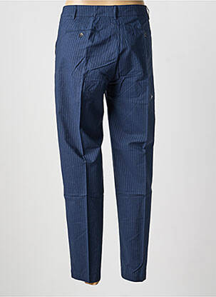 Pantalon droit fermeture zippée sous rabat boutonné taille normale bleu HARTFORD femme