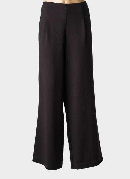 Pantalon large fermeture zip latéral taille normale noir ZILCH femme