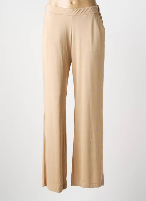 Pantalon large poches taille normale beige YERSE femme