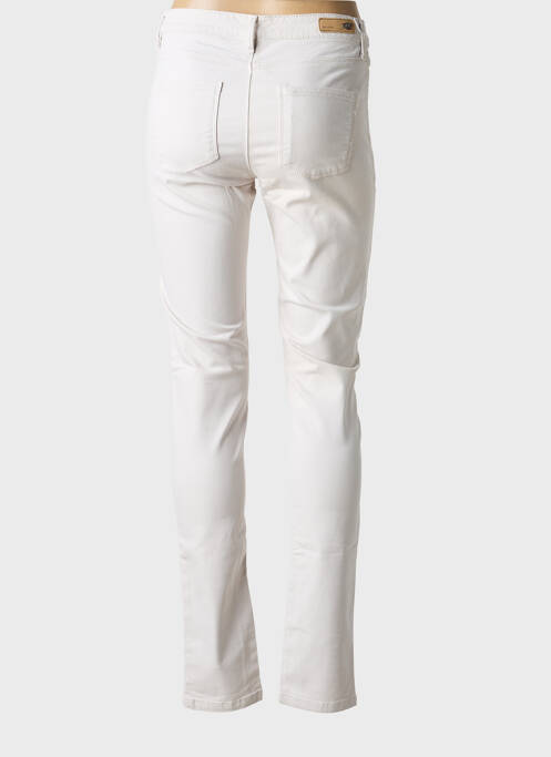 Pantalon slim stretch taille normale beige DENIM STUDIO femme
