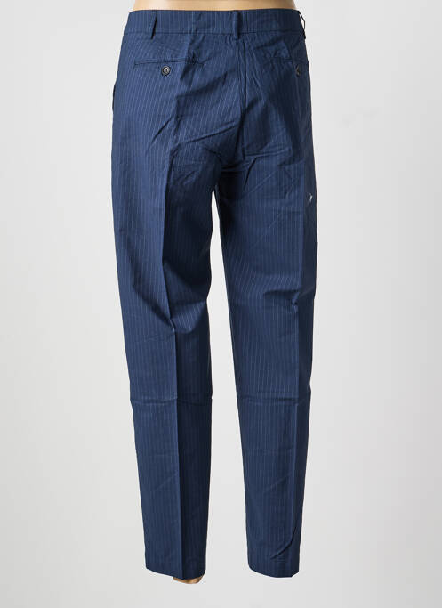 Pantalon droit fermeture zippée sous rabat boutonné taille normale bleu HARTFORD femme