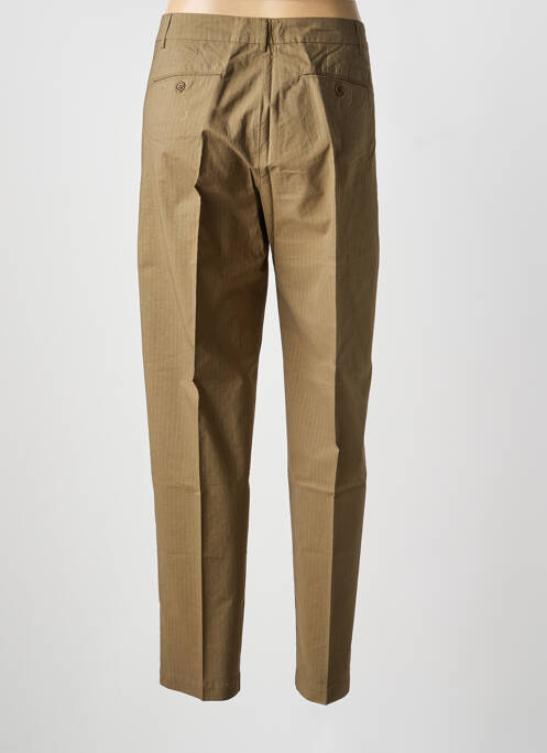 Pantalon droit fermeture zippée sous rabat boutonné taille normale vert HARTFORD femme