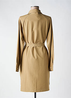 Robe mi-longue manches longues manches longues marron TANTÄ femme