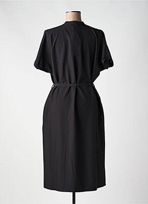 Robe mi-longue manches courtes manches courtes noir TANTÄ femme
