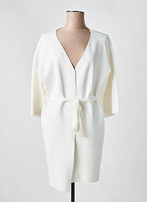 Veste casual coupe cintrée blanc CATNOIR femme