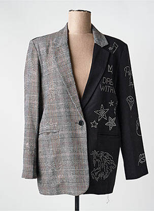 Blazer poches noir ME369 femme