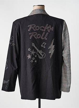 Blazer poches noir ME369 femme