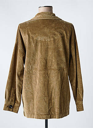 Veste casual coupe droite marron LA PETITE ETOILE femme