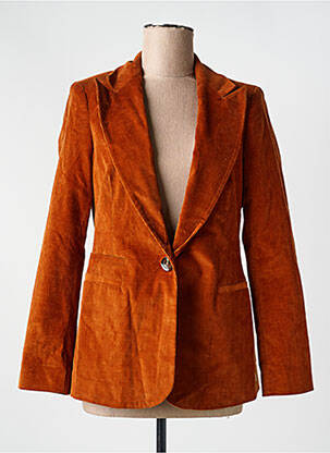 Blazer poches marron FABIENNE CHAPOT femme
