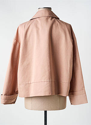 Veste casual coupe droite rose YAYA femme