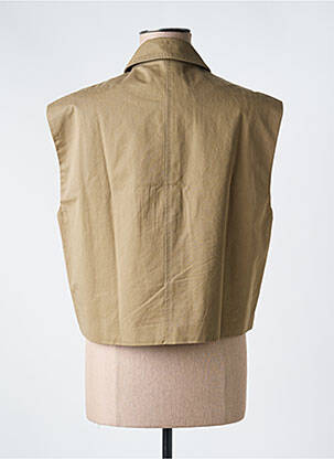 Veste casual finition intérieure doublée vert YERSE femme