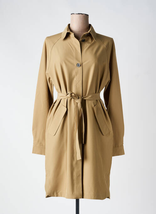Robe mi-longue manches longues manches longues marron TANTÄ femme