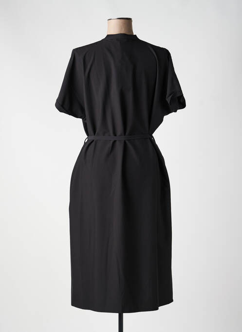 Robe mi-longue manches courtes manches courtes noir TANTÄ femme