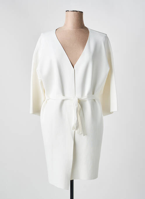 Veste casual coupe cintrée blanc CATNOIR femme