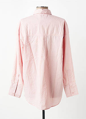 Chemisier coupe cintrée manches longues rose FIVE femme