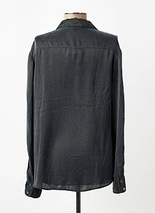 Chemisier coupe fluide manches longues gris SACK'S femme