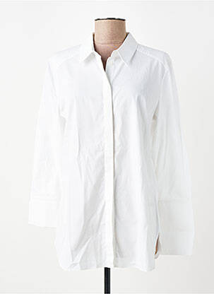 Chemisier coupe droite manches longues beige HANA SAN femme