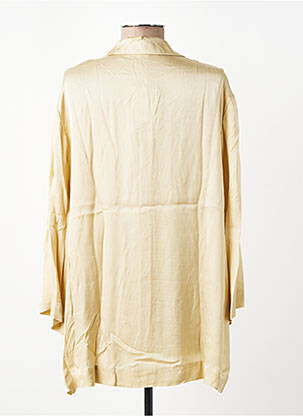 Chemisier coupe fluide manches 3/4 beige YERSE femme