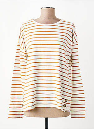 T-shirt manches longues manches longues beige YERSE femme