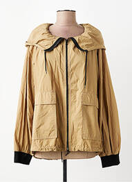 Coupe-vent poches a capuche marron CATNOIR femme