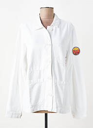 Veste casual coupe droite blanc FIVE femme