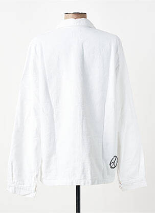 Veste casual coupe droite blanc FIVE femme