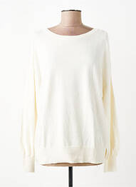 Pull stretch manches longues beige YAYA femme