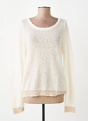 Pull stretch manches longues beige HARRIS WILSON femme