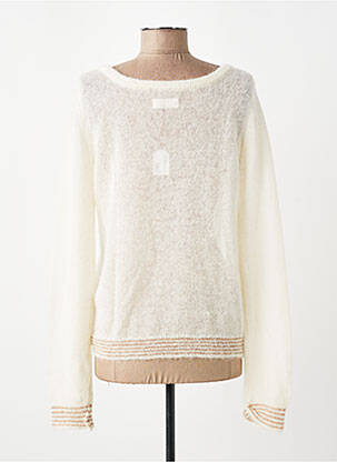 Pull stretch manches longues beige HARRIS WILSON femme
