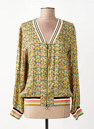 Veste casual manches longues jaune CAP JULUCA femme
